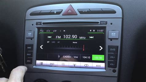 Stereo Multimedia Con Android Para Peugeot 308 Youtube