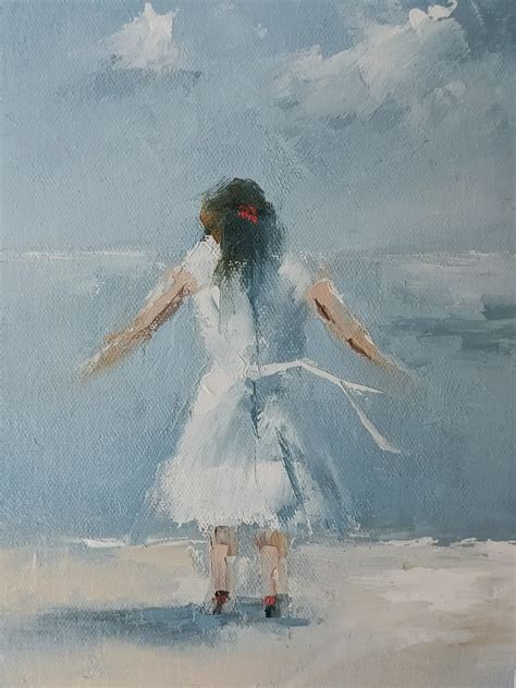 Game Of Girls On The Beach Oil Painting By Marinko Aric Artfinder