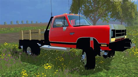 Dodge D250 Flatbed Dually V1 0 • Farming Simulator 19 17 22 Mods