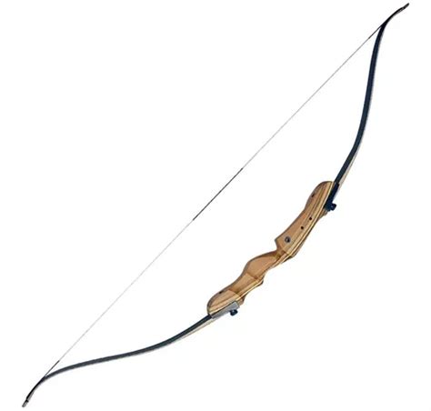 Arco E Flecha Recurvo Jandao 34lb Preto Canhoto Tamanho 68