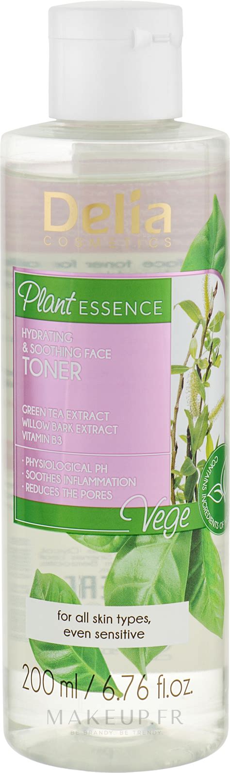 Lotion Tonique L Extrait De Th Vert Pour Visage Delia Plant