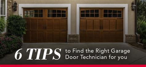 How To Find Select Your Garage Door Technician