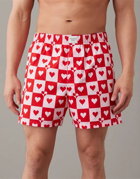 Aeo Valentine Hearts Stretch Boxer Short