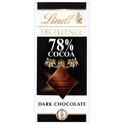 Lindt Excellence 78 Cocoa Dark Chocolate Candy Bar 1 Bar 3 5 Oz