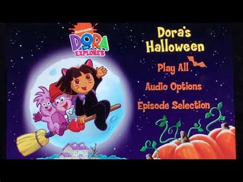 Nickelodeon Dora The Explorer Doras Halloween Dvd Menu Walkthrough