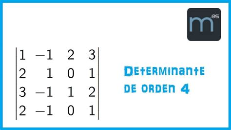 Determinante De Matriz 4x4 REVOEDUCA