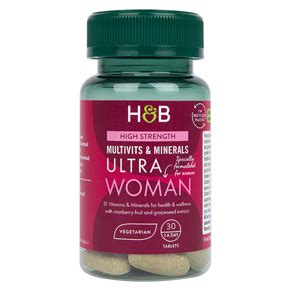 H B Ultra Woman Női Multivitamin tabletta 30db vásárlás hatóanyagok