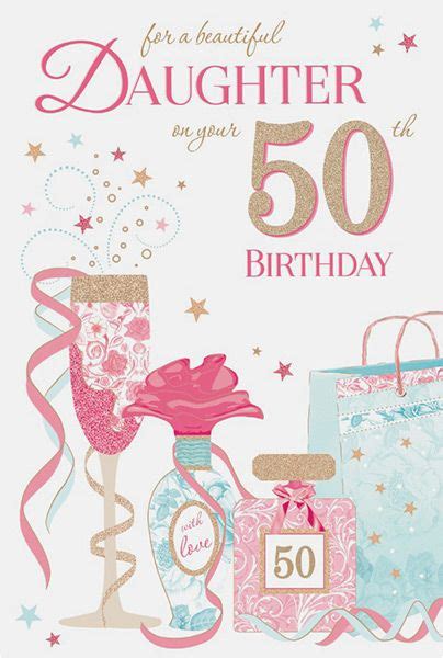 50th Birthday Cards For Mom Daughter 50th Birthday Card Birthdaybuzz