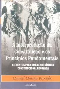 Livro A Interpretação Da Constituição E Os Princípios Fundamentais