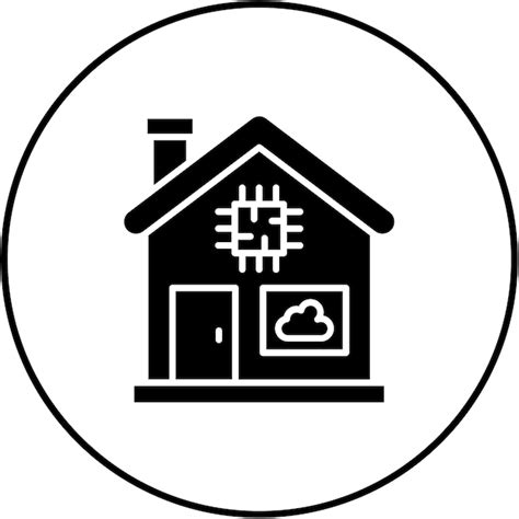 Premium Vector Smart House Icon