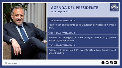 Lomboke A On Twitter Rt Cortes Cyl Agenda Del Presidente De Las