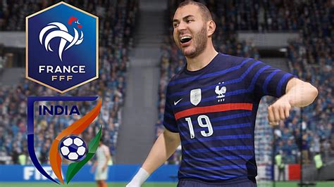 France Vs Inde Fifa Ps Gameplay Ultimate Pc Mod Youtube