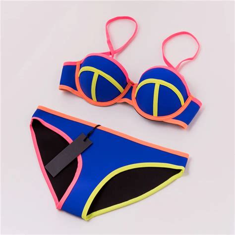 Muxilove New Design Color Conjoin Push Up Padded Bra Topandbottom Women