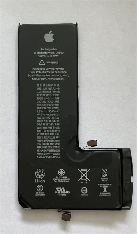 Genuine Apple Iphone Pro Internal Battery Replacement Mah Ebay