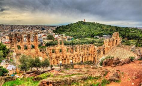 Premium Photo Odeon Of Herodes Atticus An Ancient Theatre In Athens