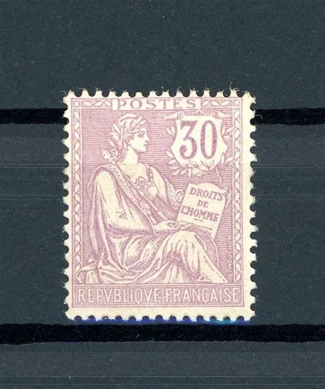 France 1902 Qualité Luxe Mouchon 30cts violet Yvert n128 Catawiki