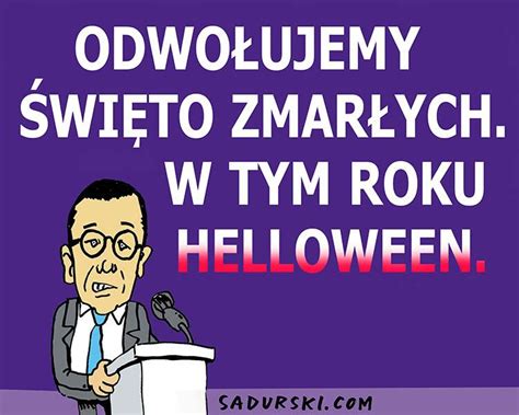 Helloween rysunki humorystyczne żarty rysunkowe dowcipy humor