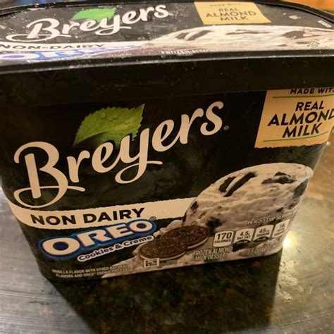 Breyers Non Dairy Oreo Cookies And Cream Ice Cream Review Abillion