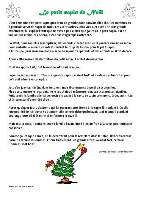 Le Petit Sapin De Noël Lecture Conte Cp Ce1 Cycle 2 Pass