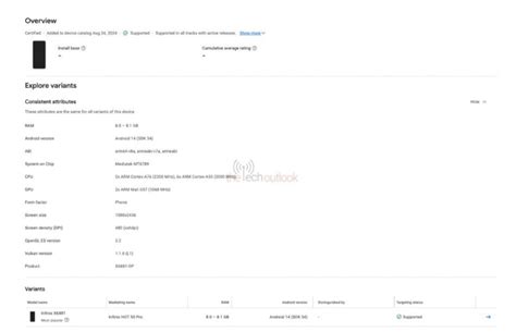 Infinix Hot 50 Pro Series Muncul Di Google Play Console Chipsetnya