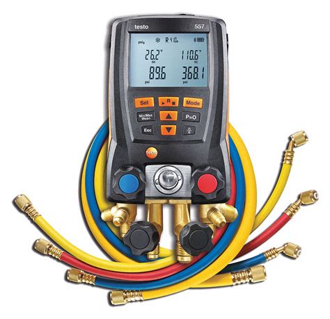 TESTO Digital Manifold Gauge Set Number Of Valves 4 0 5 1 2