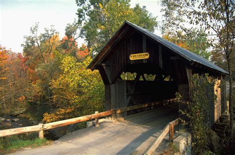 Gold Brook Covered Bridge Vermont Pictures Vermont