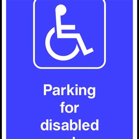 Disabled Only Parking Sign Hfe Signs Banners