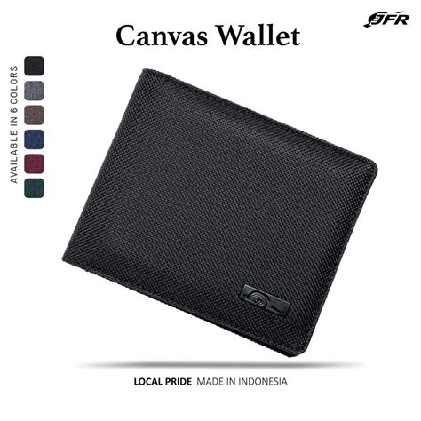 Jual Dompet Pria Bahan Kulit Original Canvas Casual Jfr Jennifer Wallet