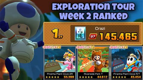 Mario Kart Tour Exploration Tour Week Ranked High Score Races Youtube