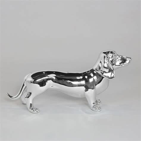 Dog Mannequin Dachshund Mannequin Chrome Dachshund Chrome Dogs