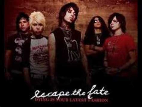 My Top Escape The Fate Songs Youtube