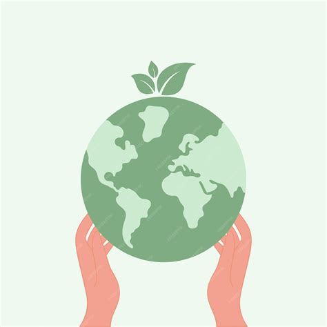 Premium Vector Hands Holding Globe Earth Earth Day Concept Earth Day