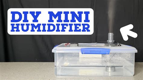 Diy Mini Humidifier For Mushroom Growing Youtube