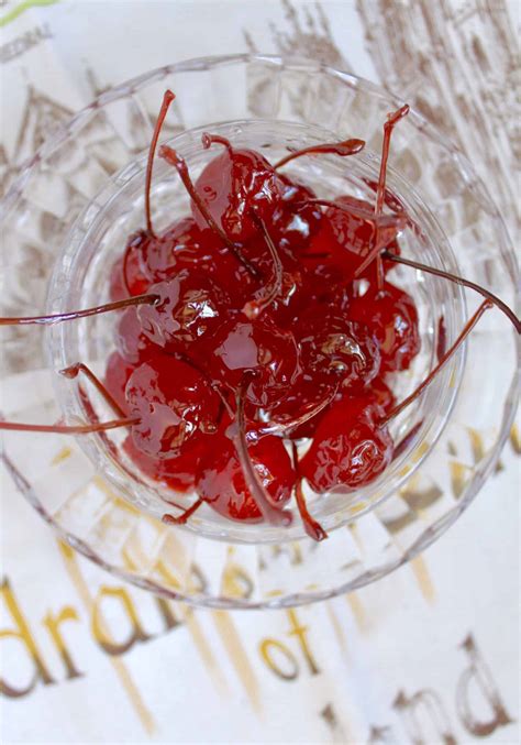 Homemade Candied Cherries Glacé Cherries Christinas Cucina