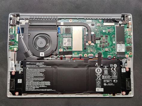 Acer Swift 3 SF314-42 Disassembly (RAM and M.2 SSD upgrade options)