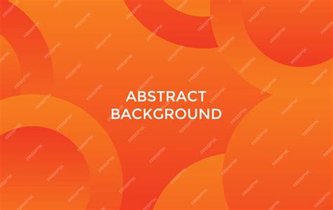 Premium Vector Abstract Orange Color Background Dynamic Shapes