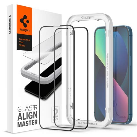 Kj P Spigen Iphone Pro Max Alignmaster Glas Tr Black Pack Online