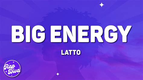 Latto Big Energy Lyrics Youtube