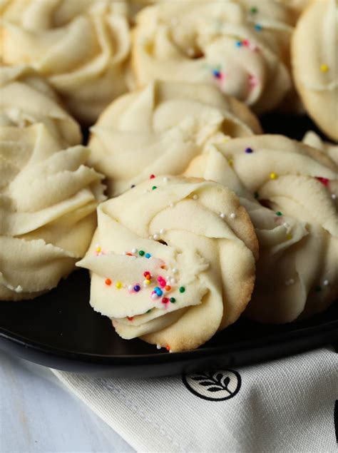 Homemade Danish Butter Cookies Cookies And Cups