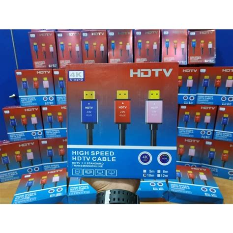 Jual Cable Hdmi K Mtech Panjang Meter Shopee Indonesia