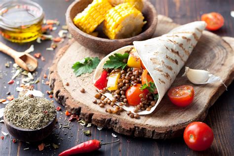 Tortilla Wraps Mit Linsen Und Gem Se Rezept Kochenohne