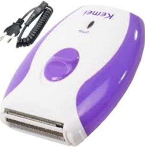 Rechargeable Double Razor Lady Shaver For Under Arms Bikini Line Hands