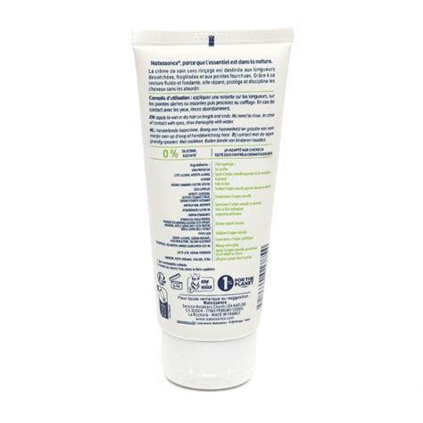 Natessance Crème de soin capillaire Ricin et kératine Cheveux secs