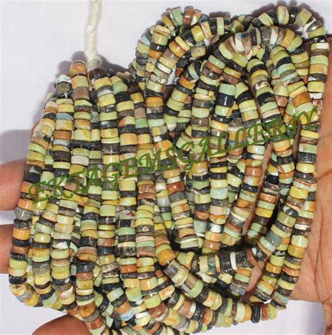 Buy Mixed Opal Gemstone Smooth Heishi Disc Beads Size Mm Aprx