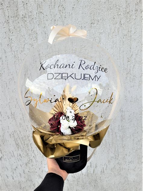 Flowerbubble Kwiaty Zamkni Te W Balonie Podzi Kowania Dla Rodzic W Na