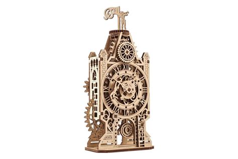 Puzzle 3D Ugears Modèles mécaniques Ancienne Tour Horloge Bois MesCadeaux