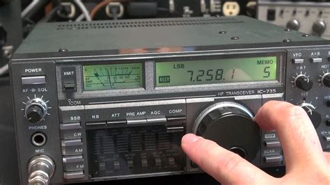 Icom IC 735 Ham Radio HF Transceiver Checkout QSO Demo YouTube