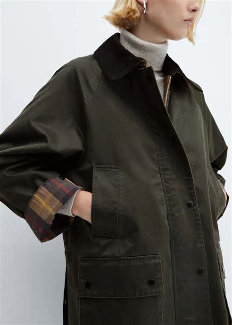waxed effect short parka women mango usa parka women clothes