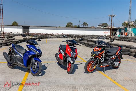 Yamaha Aerox 155 Vs Aprilia SR160 Race Vs TVS NTorq Race XP