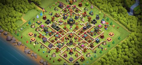 Trophy Defense Base Th With Link Clash Of Clans Town Hall